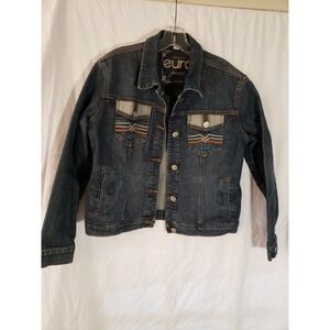 Women's Euro Denim Jacket Size M